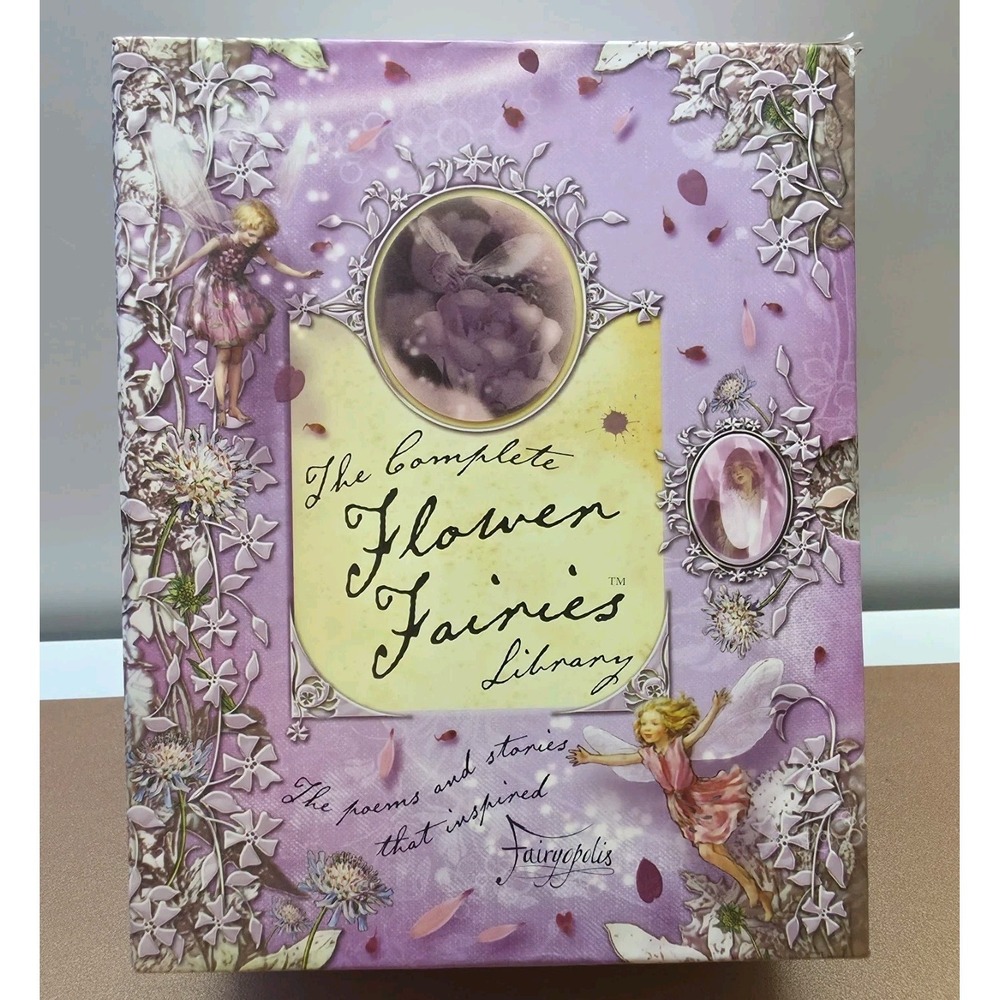 The Complete Flower Fairies Library Boxed Set 12 Hardcover Books 2007 - Rare HTF